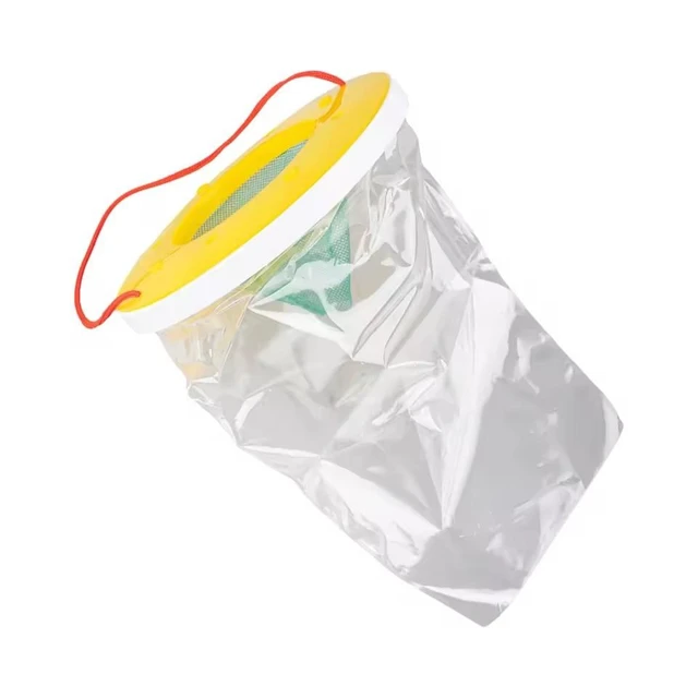 Alt view image 6 of 10 - 20 PCSFly trap, outdoor hanging foldable fly trap, fly capture bag
