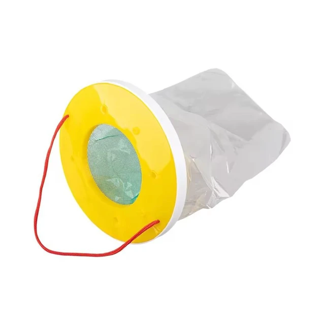 Alt view image 10 of 10 - 20 PCSFly trap, outdoor hanging foldable fly trap, fly capture bag