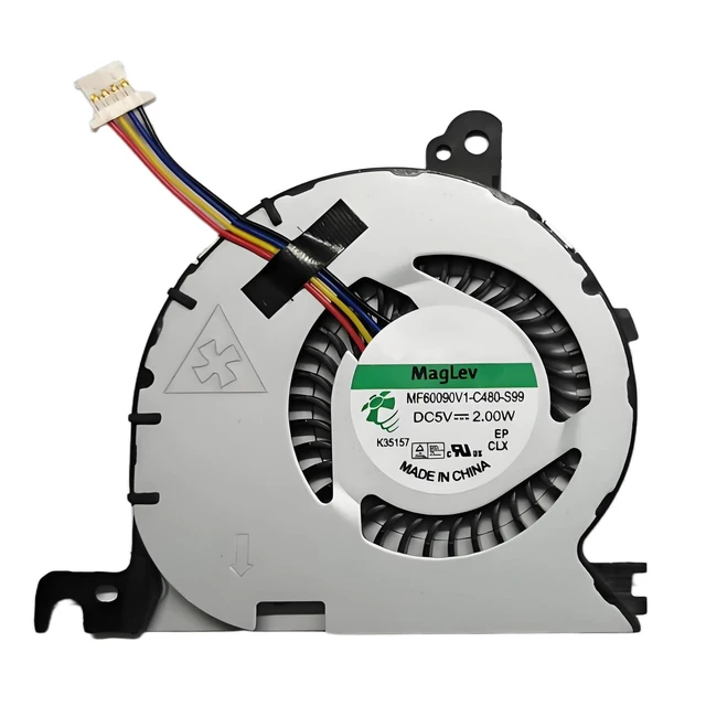Alt view image 2 of 2 - Laptop Cooling Replacement CPU Fan for forDell Latitude E7240 Series 5V 4 PIN EG50040S1-C130-S9A MG62090V1-Q030-S99 0GVH35