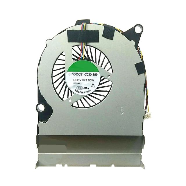 Alt view image 2 of 2 - Laptop Cooling Replacement CPU Fan for AS-US B14Y Series 5V 4 PIN EF50050S1-C030-S99