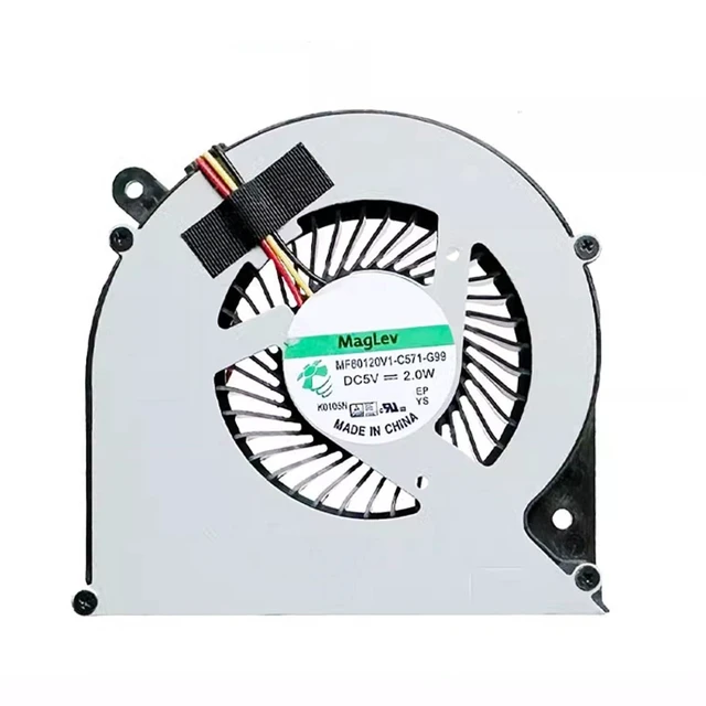 Alt view image 2 of 2 - Laptop Cooling Replacement CPU Fan for to-Shiba Satellite C850 L850 L850D C855 C855D L855 C870 L870 L870D C875 Series MF60090V1-C450-G99 5V 3 PIN