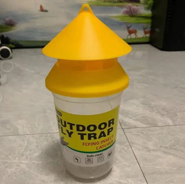 Alt view image 6 of 10 - 20 PCS Green, black and yellow fly-killing bottle, fly bottle, fly trap, fly-killing device, fly trap, fly cage, fly trap