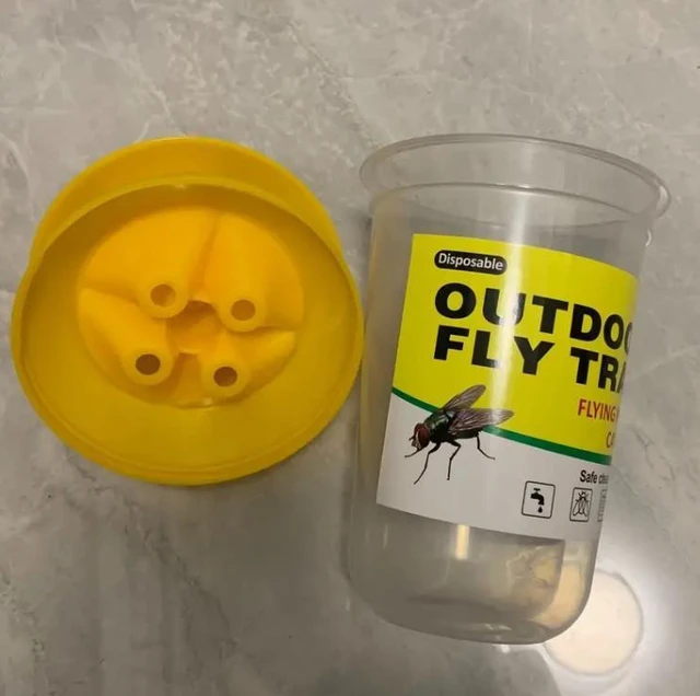 Alt view image 9 of 10 - 20 PCS Green, black and yellow fly-killing bottle, fly bottle, fly trap, fly-killing device, fly trap, fly cage, fly trap