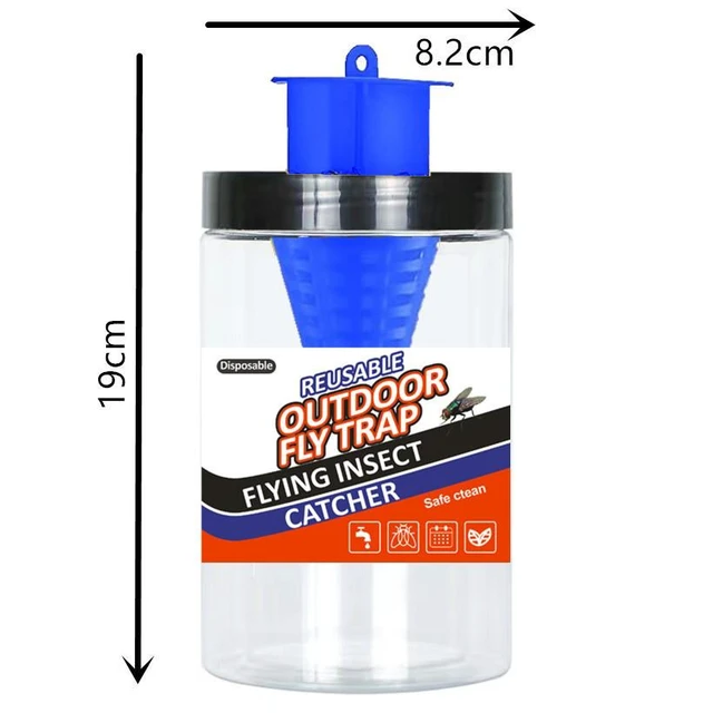 Alt view image 8 of 8 - 20 PCSGreen, black and yellow fly-killing bottle, fly bottle, fly trap, fly trap, fly cage, fly trap trap