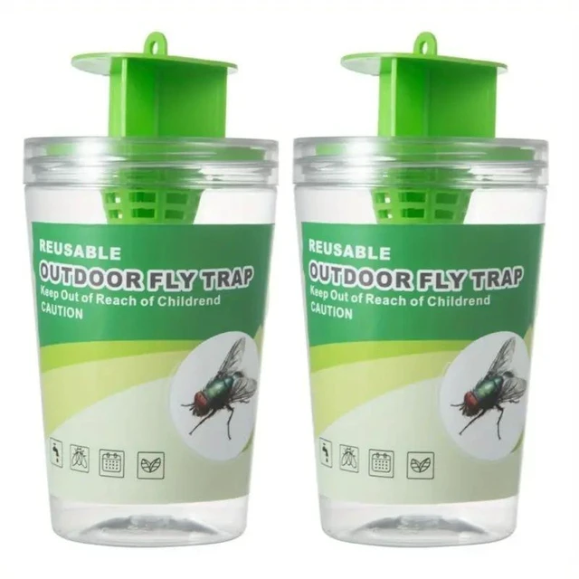 Alt view image 10 of 10 - 10 PCS New green fly trap bottle, fly trap bottle, fly trap, fly trap, fly cage, fly trap