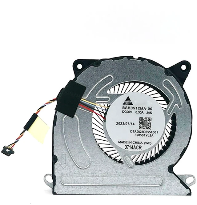 Alt view image 2 of 2 - Games Console Cooling Replacement CPU Fan for Steam Deck LCD Gen 2 Series BSB0512MA-00 6V 0.3A 4 Pin