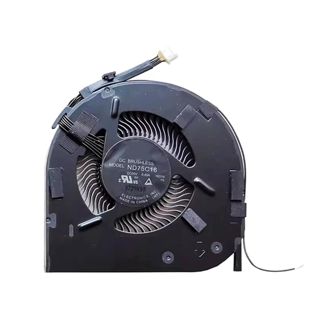 Alt view image 2 of 2 - 2 Screw Holes UMA Integrated Version Graphics Laptop Cooling Replacement CPU Fan for Le-novo ThinkPad T470 T480 Series 5V 5 PIN ND75C16-16D14