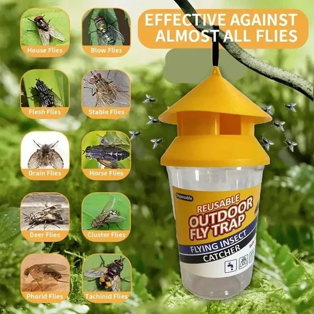 Alt view image 8 of 10 - 20 PCS New fly-killing bottle, fly bottle, fly trap, fly-killing device, fly trap, fly cage, fly trap