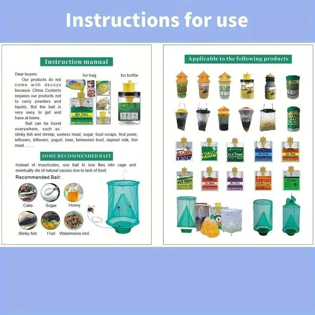 Alt view image 9 of 10 - 20 PCS New fly-killing bottle, fly bottle, fly trap, fly-killing device, fly trap, fly cage, fly trap