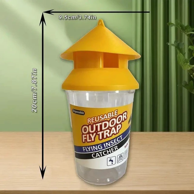 Alt view image 10 of 10 - 20 PCS New fly-killing bottle, fly bottle, fly trap, fly-killing device, fly trap, fly cage, fly trap