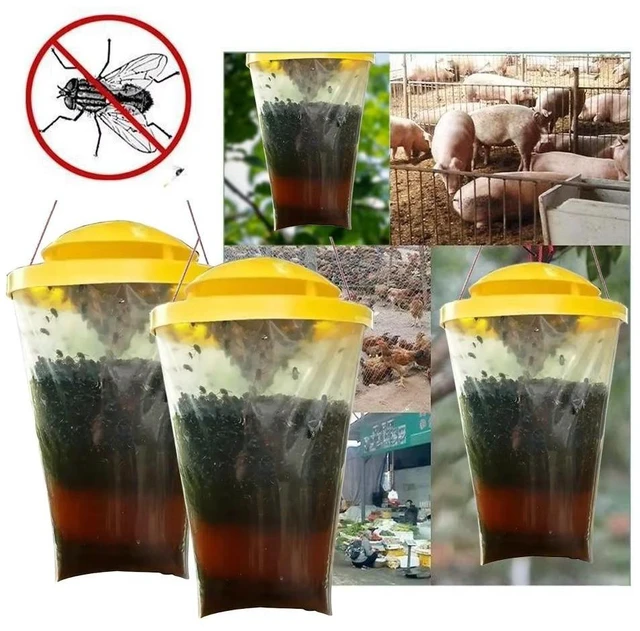 Alt view image 6 of 10 - 30 PCS Fly trap bag, disposable fly trap bag, attractor, fly trap bag