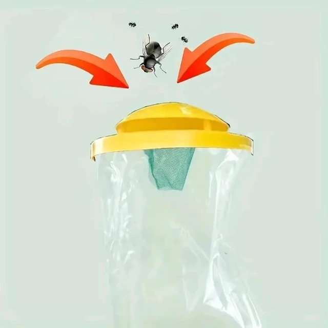 Alt view image 8 of 10 - 30 PCS Fly trap bag, disposable fly trap bag, attractor, fly trap bag