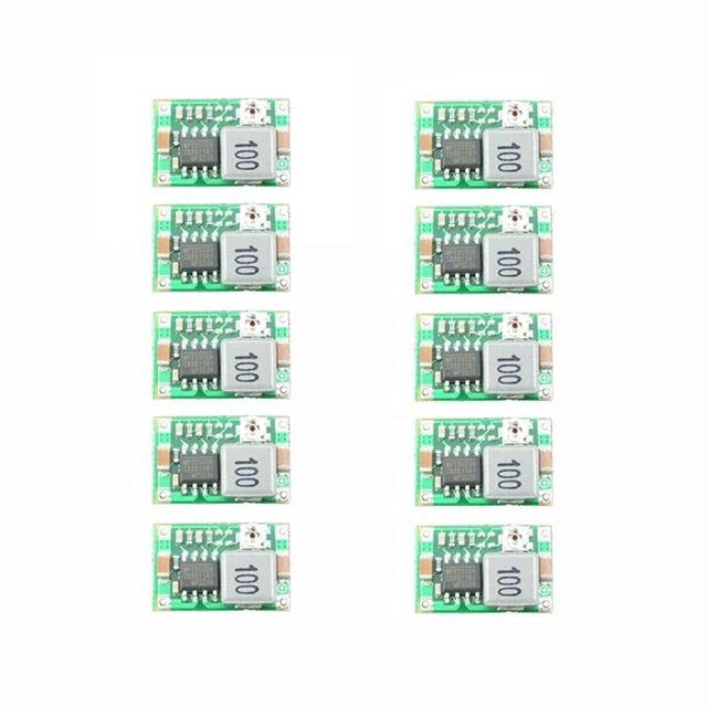 Alt view image 6 of 10 - 10PCS Step-down Power Supply Module DC 4.75-23V to 1-17V Mini Synchronous Rectification Voltage Regulator Unit for RC Airplane