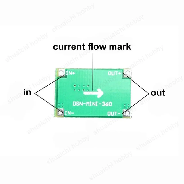 Alt view image 10 of 10 - 10PCS Step-down Power Supply Module DC 4.75-23V to 1-17V Mini Synchronous Rectification Voltage Regulator Unit for RC Airplane