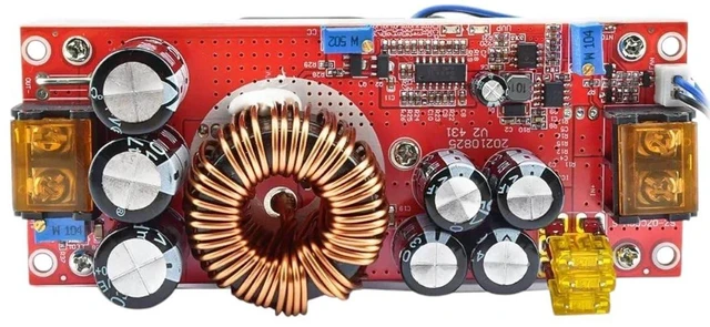 Alt view image 2 of 2 - 1800W 40A DC-DC Boost Converter Step Up Power Supply Module 10-60V to 12-90V Adjustable Voltage Charger New