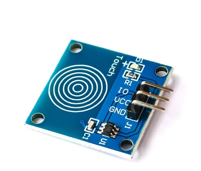 Alt view image 9 of 12 - TTP223 12V 1-Channel Touch Relay Module Capacitive Touch Key Switch Sensor Self-Locking/No-Locking HTTM Touch Button For