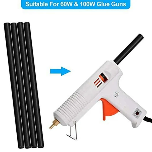 Alt view image 4 of 6 - 30Pcs Hot Glue Sticks, 270 X11mm Black Hot Melt Glue Sticks For Car Body Dent Repair Remover Crafts DIY Projects