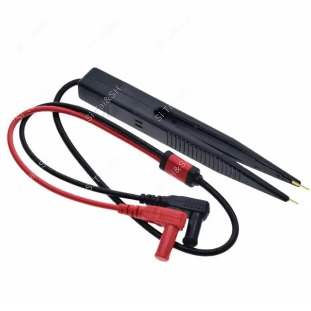 Alt view image 4 of 6 - SMD SMT Chip Test Clip Meter Lead Probe Multimeter Tweezer Resistance VEJ30 P18 0.47