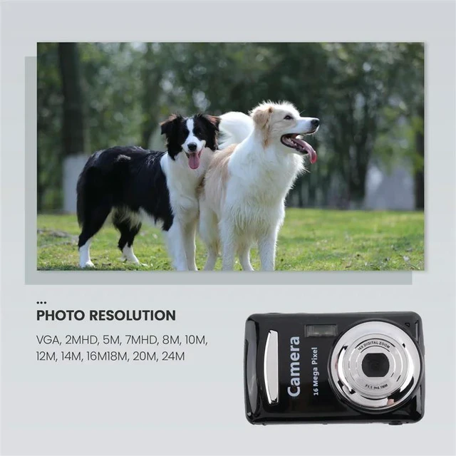 Alt view image 5 of 6 - Digital Camera,Cameras 16 Million HD Pixel Compact Home Digital Camera For Kids Teens Seniors