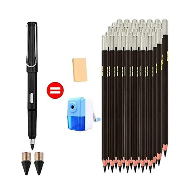 Alt view image 5 of 6 - 28 Pcs Inkless Pencil Tip Inkless Pencil Replacement Nibs Everlasting Pencil For Reusable Everlasting Pencil
