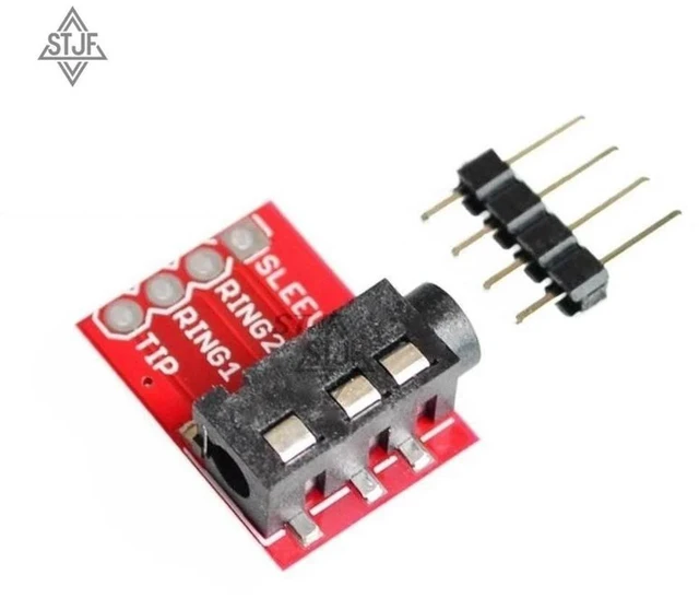 Alt view image 5 of 6 - TRRS 3.5mm Audio Holder MP3 Stereo Headphone Video Microphone Interface Module