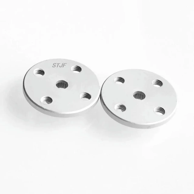 Alt view image 6 of 6 - 5PCS/LOT Aluminum l 25T Servo Arm Round type Disc Matal Horns For MG995 MG996 ACE Robot