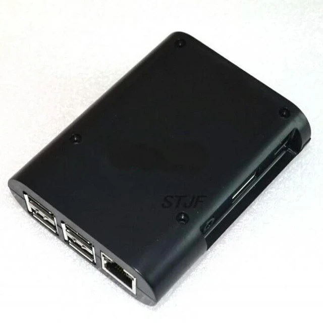 Alt view image 4 of 4 - Raspberry Pi 3 Model B & 3B 3B+ Raspberry Pi 3 2 Black Case Cover Shell Enclosure Box ABS box