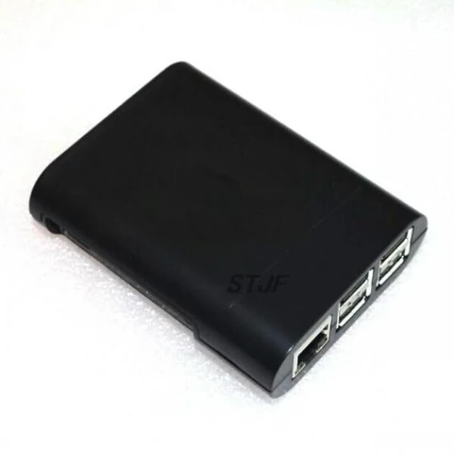 Alt view image 3 of 4 - Raspberry Pi 3 Model B & 3B 3B+ Raspberry Pi 3 2 Black Case Cover Shell Enclosure Box ABS box
