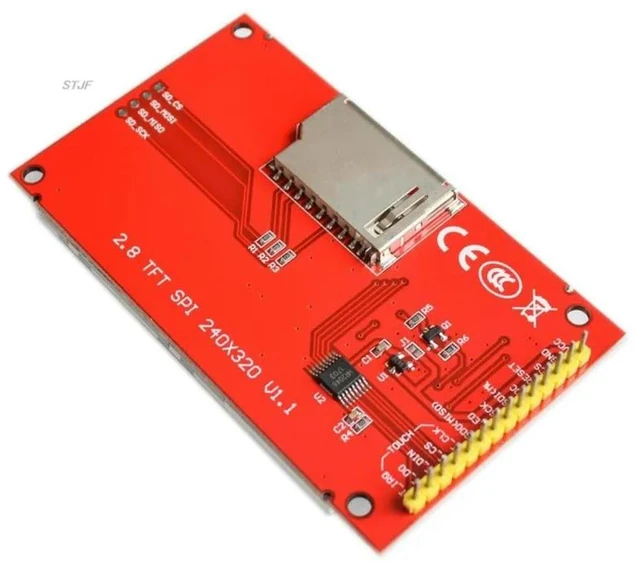 Alt view image 8 of 10 - 240x320 2.8" SPI TFT LCD Touch Panel Serial Port Module With PBC ILI9341 2.8 Inch SPI Serial White LED Display with Touch Pen