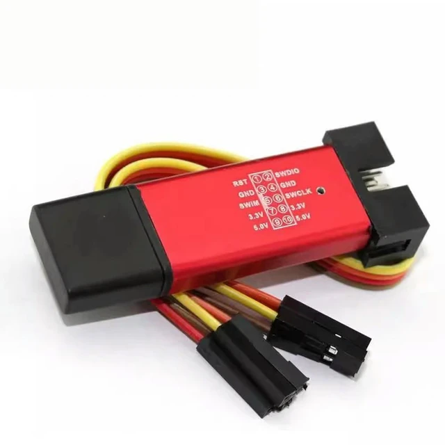 Alt view image 5 of 6 - ST LINK Stlink ST-Link V2 Mini STM8 STM32 Simulator Download Programmer Programming With Cover A41 for