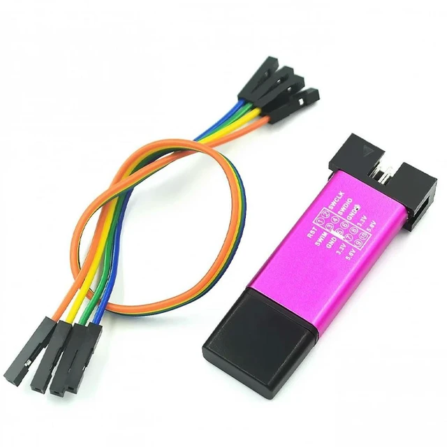Alt view image 6 of 6 - ST LINK Stlink ST-Link V2 Mini STM8 STM32 Simulator Download Programmer Programming With Cover A41 for