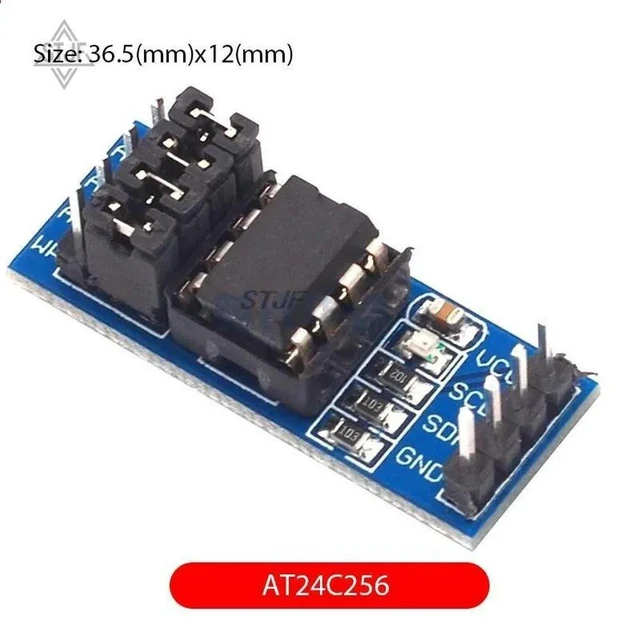 Alt view image 5 of 6 - AT24C256 Memory Module I2C Interface EEPROM Memory Module AT24C256 in stock