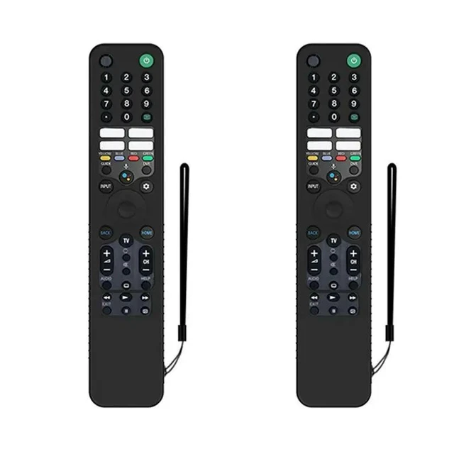 Alt view image 4 of 6 - 2X For RMF-TX520U MG3-TX520U TV Remote Control Protective Case Shockproof Durable Silicone Cover (Black)