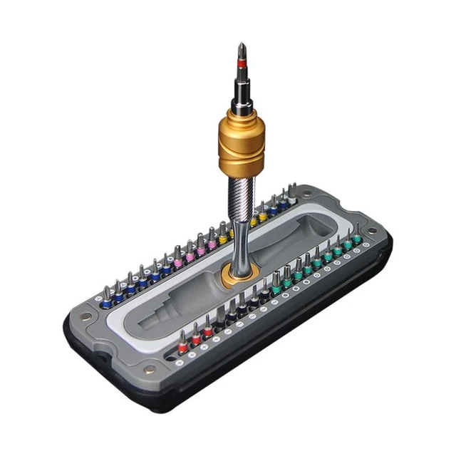 Alt view image 5 of 8 - 37-piece l-in-l screw kit for mobile phone repair, eyeglasses, notebook, tablet disassembly and multi-functional tool set