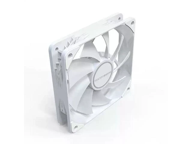 Alt view image 11 of 14 - 12cm PWM Silent Case Fan White, Intelligent Temperature Control, 12025, 14cm Model Available WHITE- 4-pin small connector /12cm