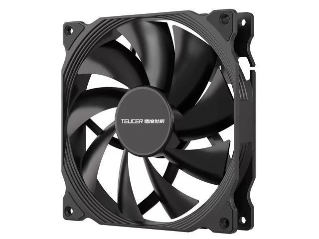 Alt view image 13 of 14 - 12cm PWM Silent Case Fan White, Intelligent Temperature Control, 12025, 14cm Model Available WHITE- 4-pin small connector /12cm