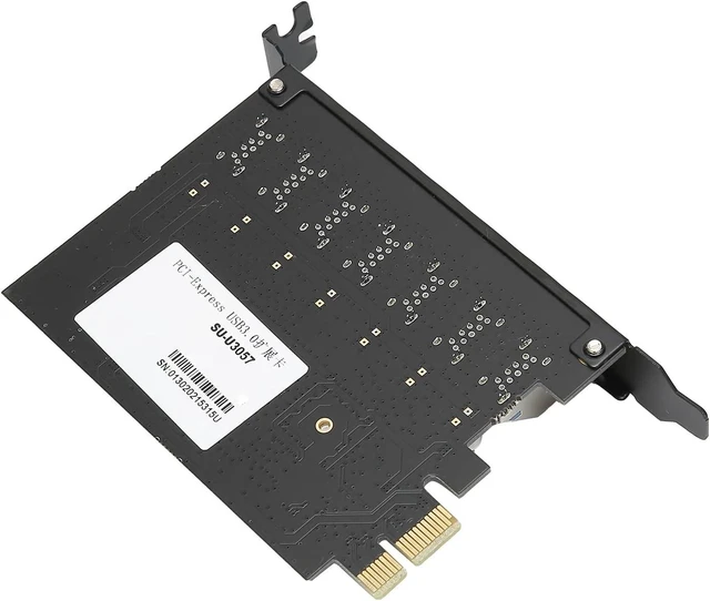 Alt view image 10 of 14 - 7 Port Expansion Card PCB, PCI Express to USB30. Expansion Card, 5Gbps Speed USB30. Self Powered Expansion Card with Main Control Board for Computer, Compatible with