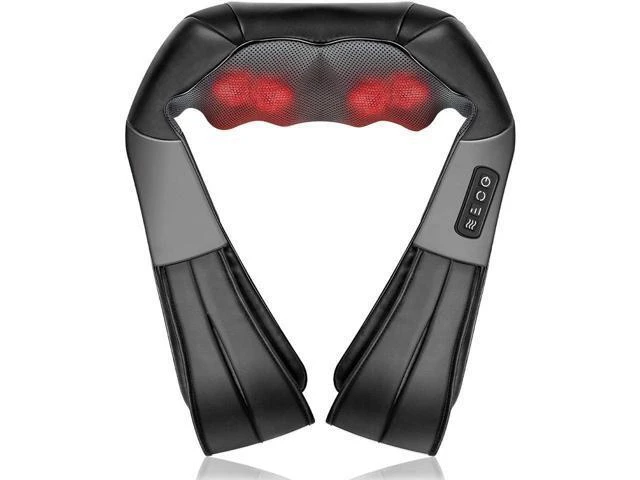 Alt view image 8 of 14 - Shiatsu Neck and Back Massager with Soothing Heat, Electric Deep Tissue 3D Kneading Massage Pillow for Shoulder, Leg, Body Muscle Pain Relief, Home, Office, and Car Use