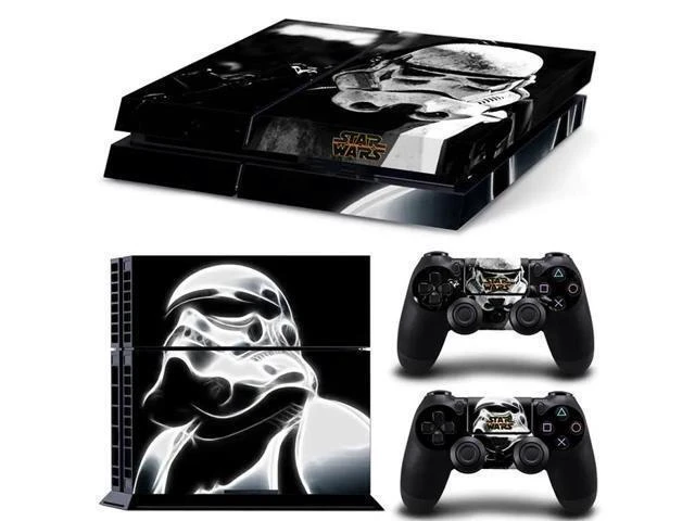 Alt view image 2 of 2 - Star Wars Game Console Vinyl Skin Sticker for PS4 Controller GamePad Decal Printing Protective Film(TN-PS4-1888)