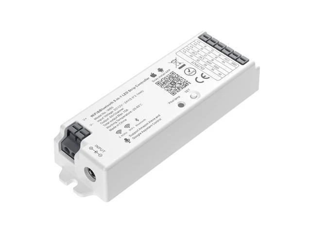 Alt view image 7 of 12 - 5in1 WB5 2.4GHz Tuya WiFi PWM LED Controller Compatible with Alexa/Google Home/Smart Life/Tuya Smart APP Control for Dimming CCT RGB RGBW RGBCCT LED Strip Work with WR01RF WR02RF etc