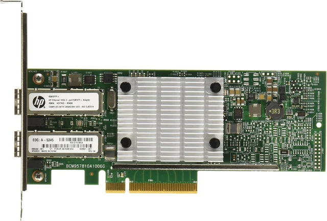 Alt view image 5 of 8 - HPE 652503-B21 530SFP+ Network Adapter PCI Express 3.0 x8 10 Gigabit Ethernet for ProLiant DL160 Gen8