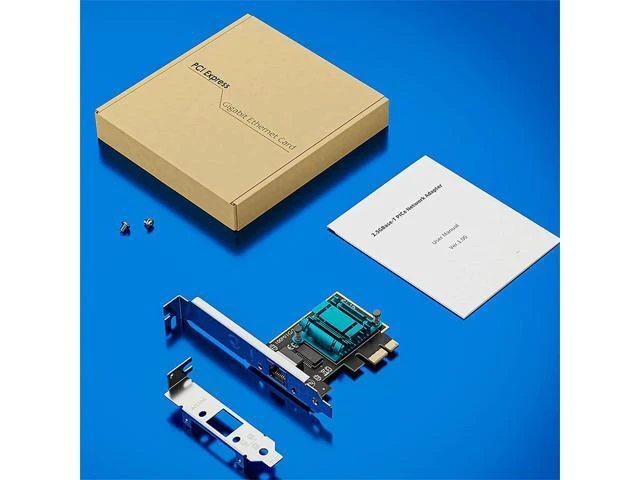 Alt view image 14 of 14 - 2.5GBase-T PCIE Network Card 2500/1000/100Mbps PCI Express Gigabit Ethernet Adapter, Network Adapter for PC, Supported Windows 11/10/8/7 and Mac 10.7 (Above)