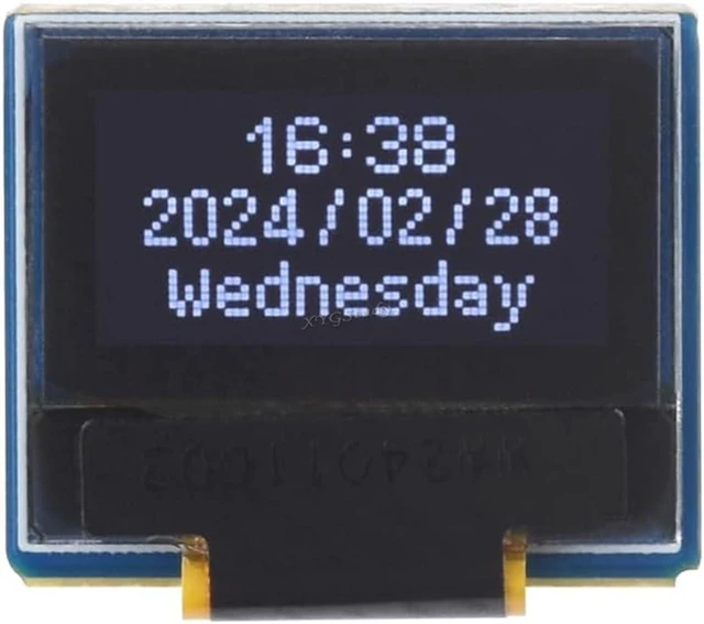 Alt view image 2 of 2 - 0.49inch OLED 64×32 Display Module Compatible with Raspberry Pi 5 etc., Embedded SSD1315 Driver Chip, I2C Communication, Black/White Display Color @(0.49inch OLED Module)