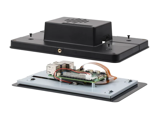 Alt view image 2 of 2 - Protective Case for Raspberry Pi 7inch Touch Display 2 and RPi 5 (PI5-CASE-TD2)
