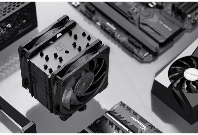 Alt view image 14 of 14 - Noctua NH-U12A chromax.black, 120mm Single-Tower CPU Cooler (Black)