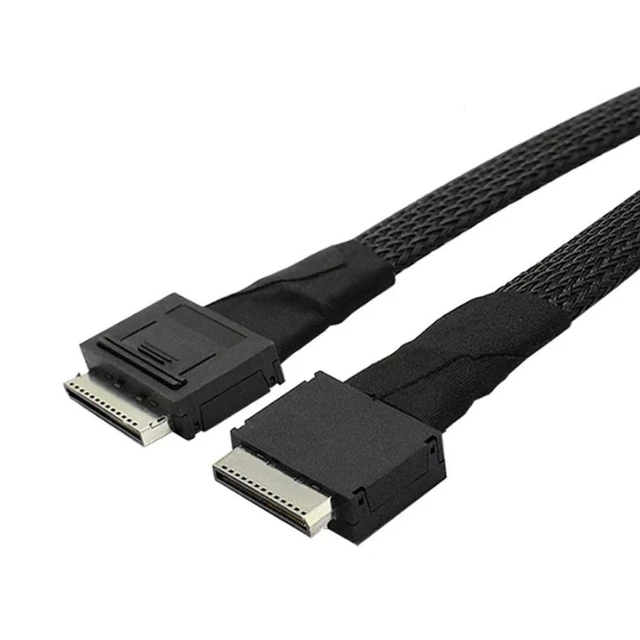 Alt view image 3 of 3 - High-Speed SFF 8611 8I to SFF 8611 8I Data Transfer Cable Server, PCIe4.0 Connection, GEN3