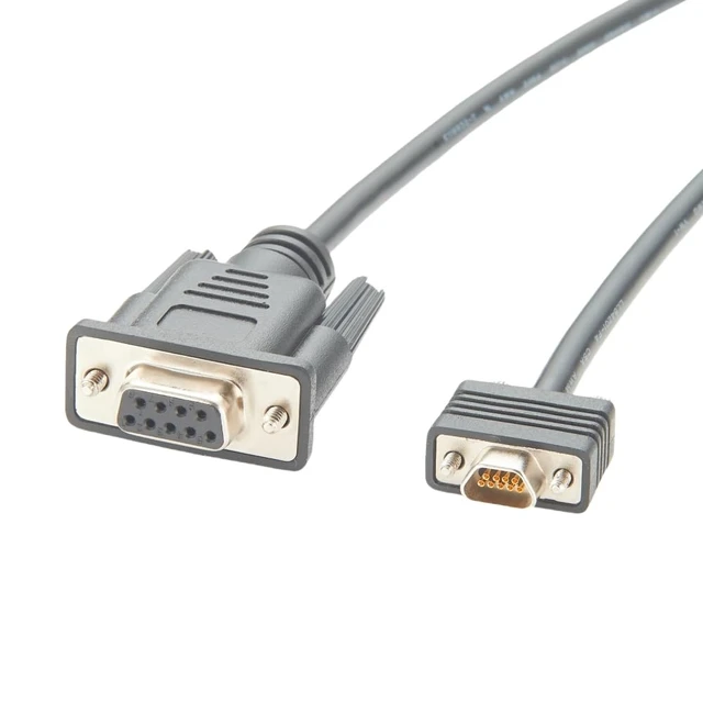 Alt view image 9 of 14 - Micro DB9 to DB9 Female RS232 Serial Cable Micro D 9 Pin Null Modem Cable Compatible with 038-003-084, 834219041 (1.5M/5FT)