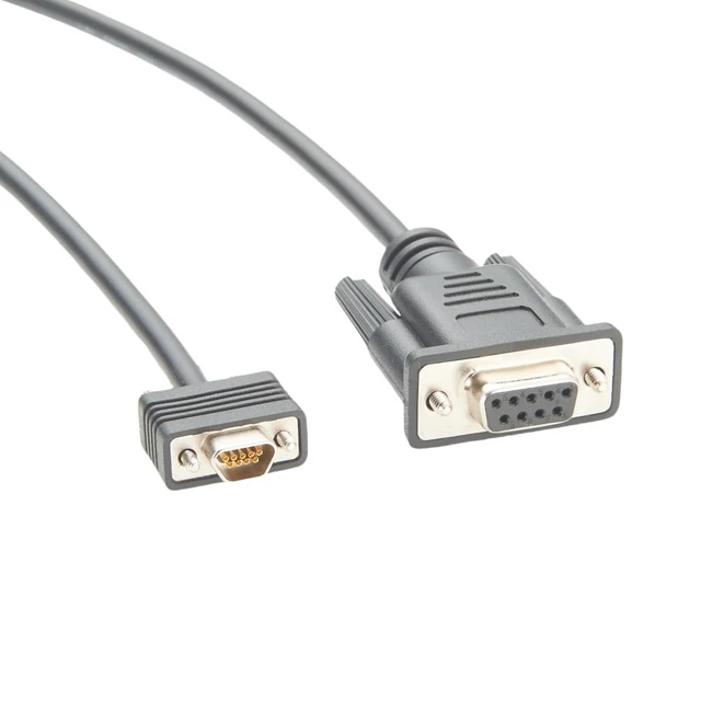 Alt view image 11 of 14 - Micro DB9 to DB9 Female RS232 Serial Cable Micro D 9 Pin Null Modem Cable Compatible with 038-003-084, 834219041 (1.5M/5FT)