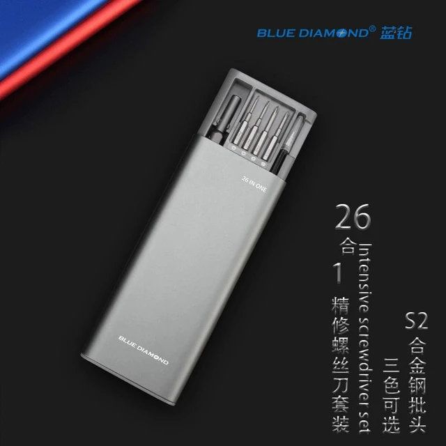 Alt view image 8 of 8 - 26-in-1 disassembly multi-functonal screwdriver tool- multiple combinations for pota ble and iregular-shaped precision smallscrewdriwers set