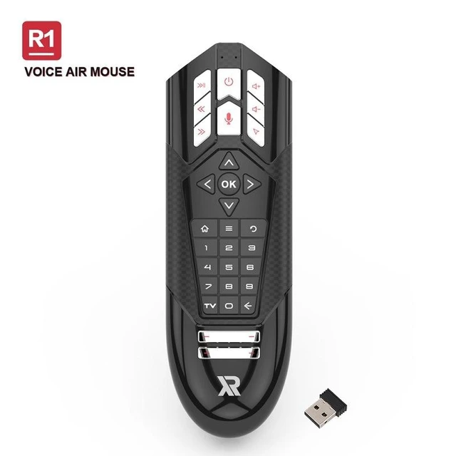 Alt view image 6 of 10 - New smart Rl voice 2.4G infrared key-press learning dual-sided airborne mouse keyboard and mouse. Factory direct sale.